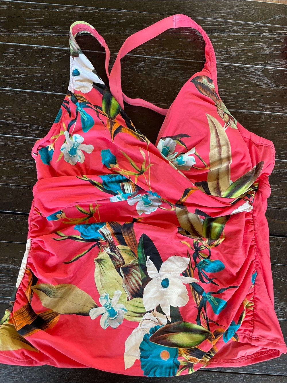Floral Pink Tropical Jantzen Tankini Swim